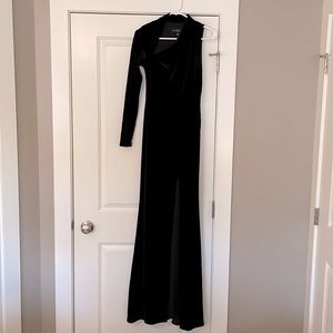 Size 4 Black velvet dress